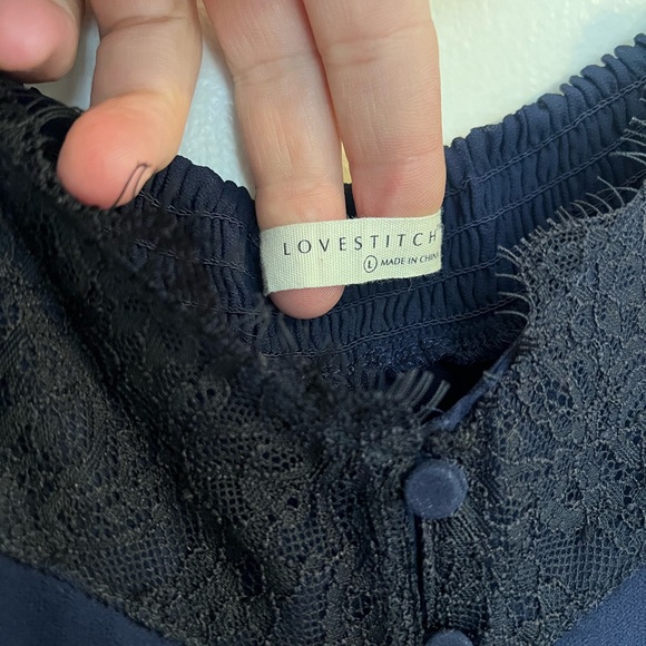 Blue Flowy Tank - Picture 3 of 3